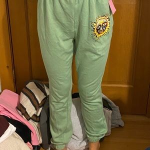 target sublime green sweatpants